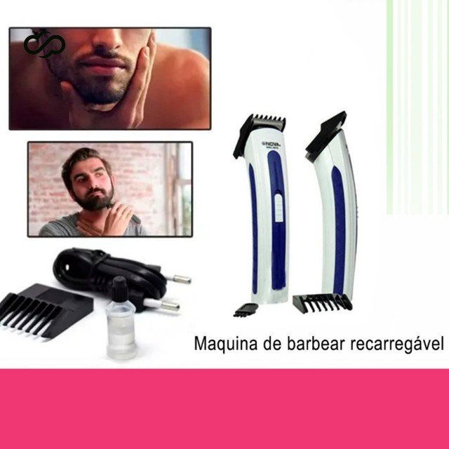 Máquina De Cortar Cabelo Barba Pezinho Nova (Lojas Nuvans)  - Foto 3