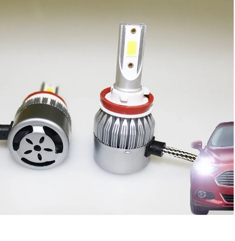 Kit Super Led 6k Lumens 12-24v Par Xenon H9 - Foto 4