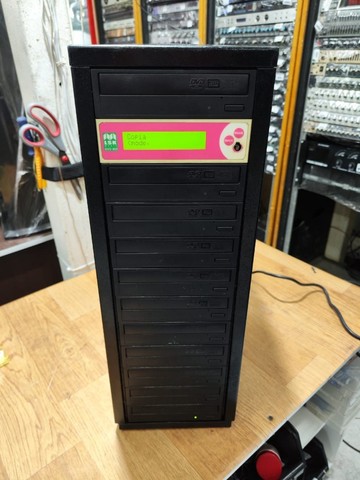 Copiadora De Dvd/cd Lsk Media 10 Gavetas Funcionando 100%!!