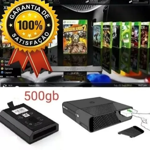 Case HD Interno - Xbox 360 - SL Shop - A melhor loja de smartphones, games,  acessórios e assistência técnica