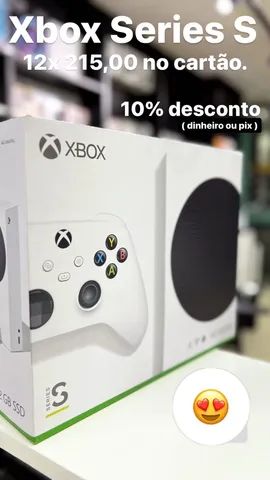 Xbox Séries s Semi Novo Completo com garantia - Videogames - Santo