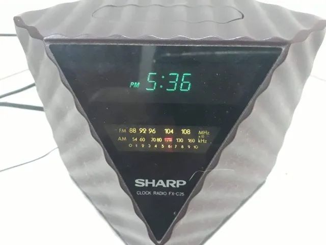 Sharp Rádio Relógio Fx-c25 (raridade) Funcionando - Foto 2