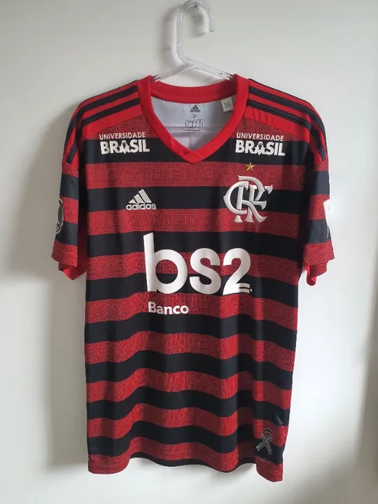 Camisa Flamengo usada em jogo libertadores 2019 Gabigol