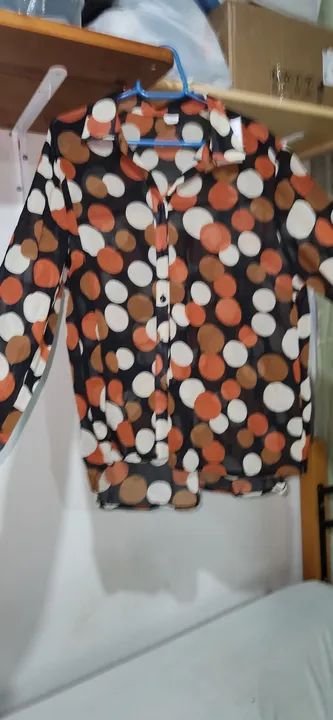 Blusa de Bolinhas Transparente