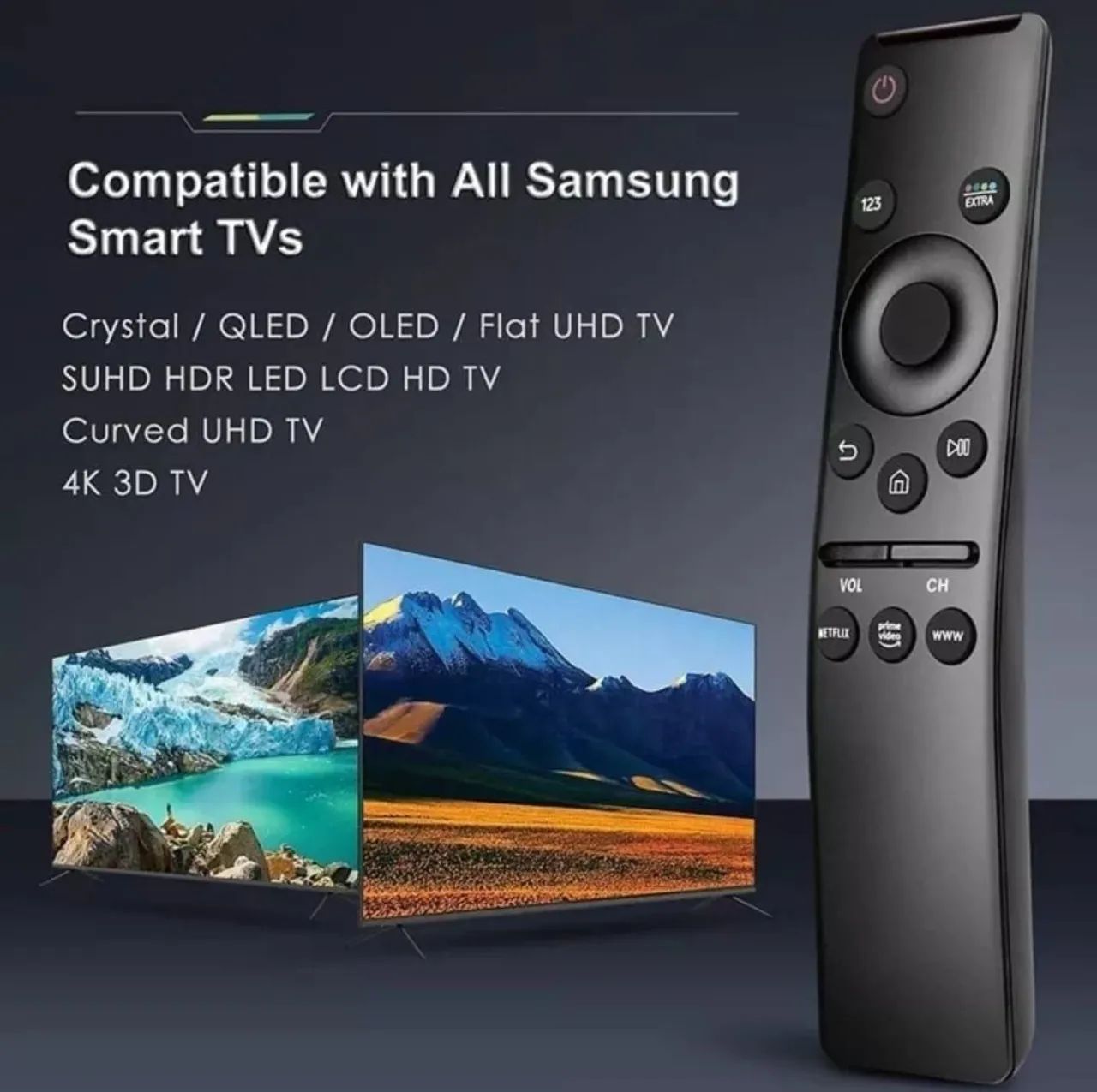 Controle compatível para Samsung Smart Uhd Tv 4k - Foto 6