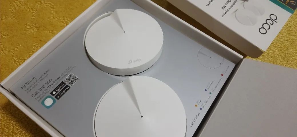 2 aparelhos Deco M5 Tp-link roteador com 2 unidades - Foto 2