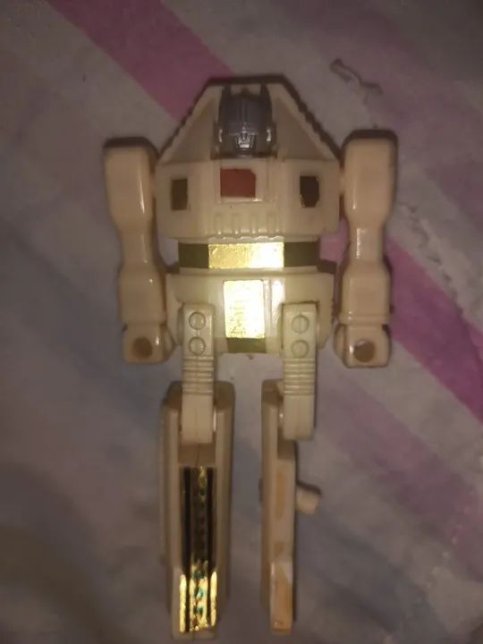 Robô Tanque Tipo Transformers Da Formosa Brinquedos BRANCO RARO - Foto 4