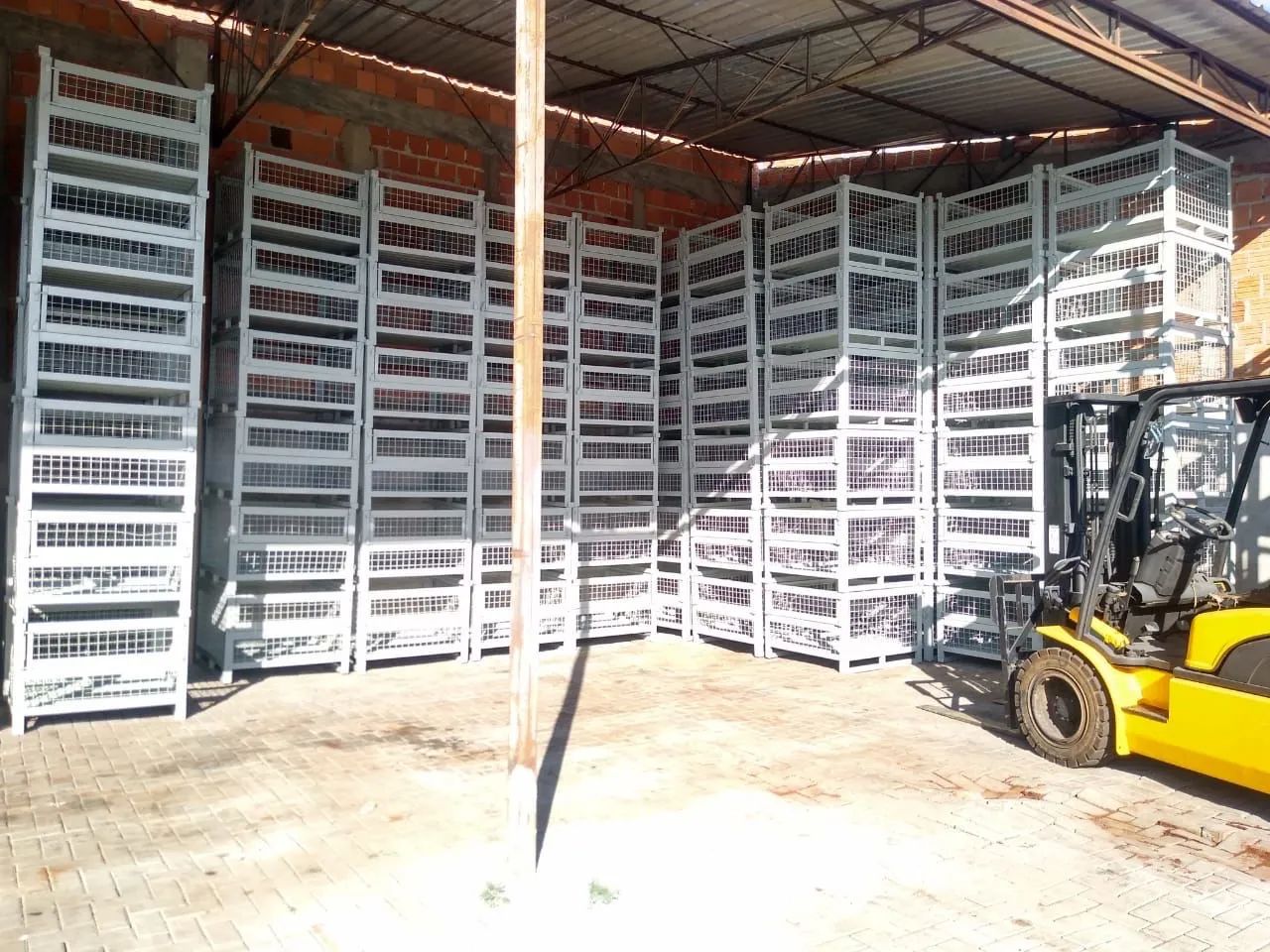 Caixa Aramada Gaiola Container Rack  - Foto 2