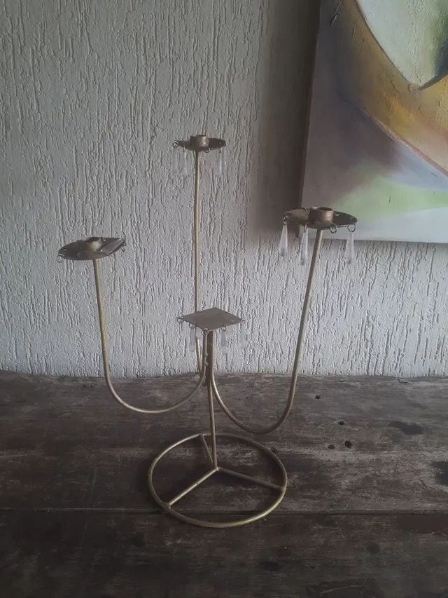 Castiçal de Velas Para Arranjo de Flores Vários 