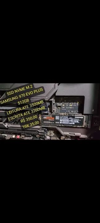 SSD NVMe M.2 Samsung 970 EVO Plus 512GB