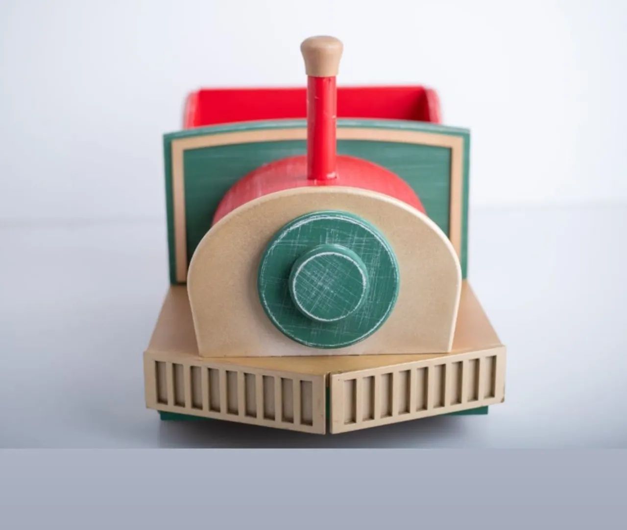 Locomotiva Natal para ensaio fotográfico