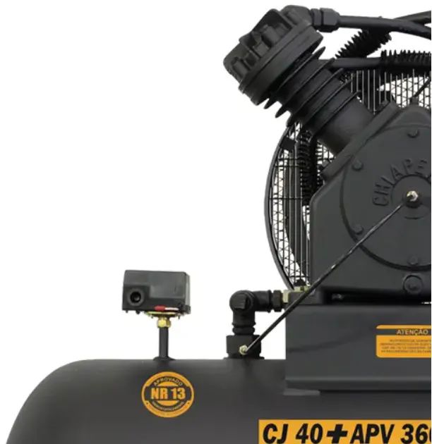 Compressor de Ar 360 litros alta pressão 40 pes pcm 360 litros - Chiaperini CJ 40+ APV - Foto 4