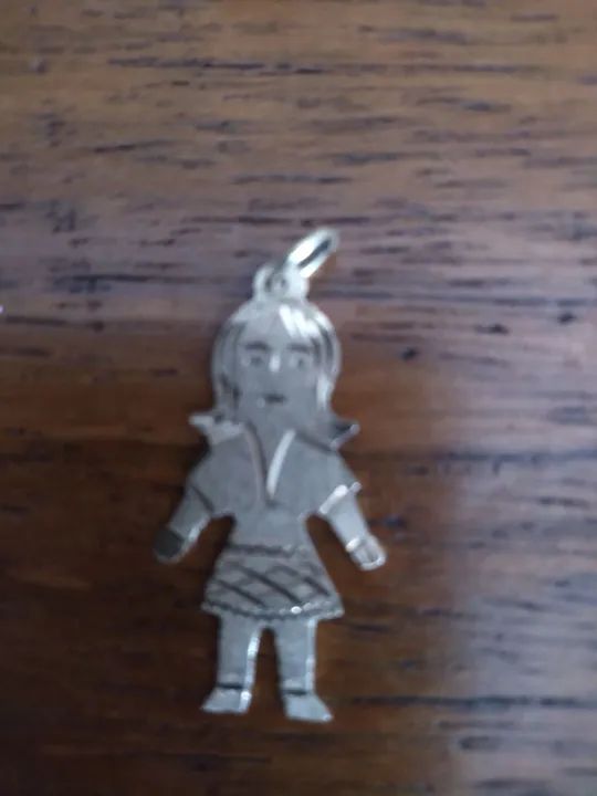 Pingente de ouro 18k menina - Foto 3