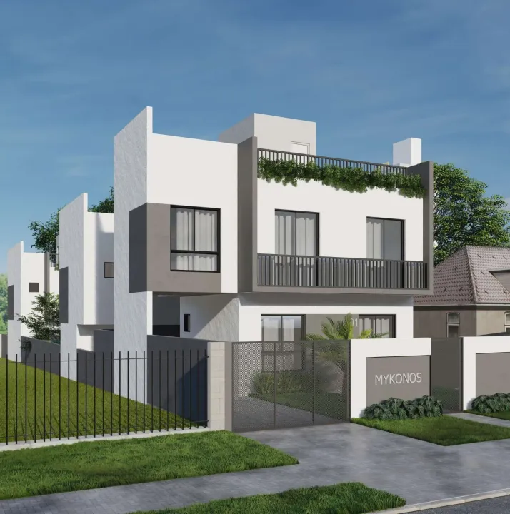 Sobrado novo à venda com 3 quartos sendo uma suíte no Xaxim em Curitiba