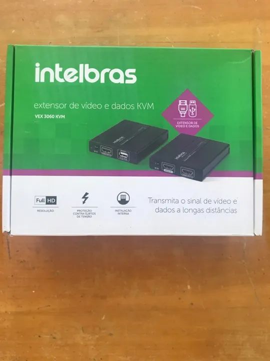 Extensor HDMI + USB VEX 3060 KVM Intelbras