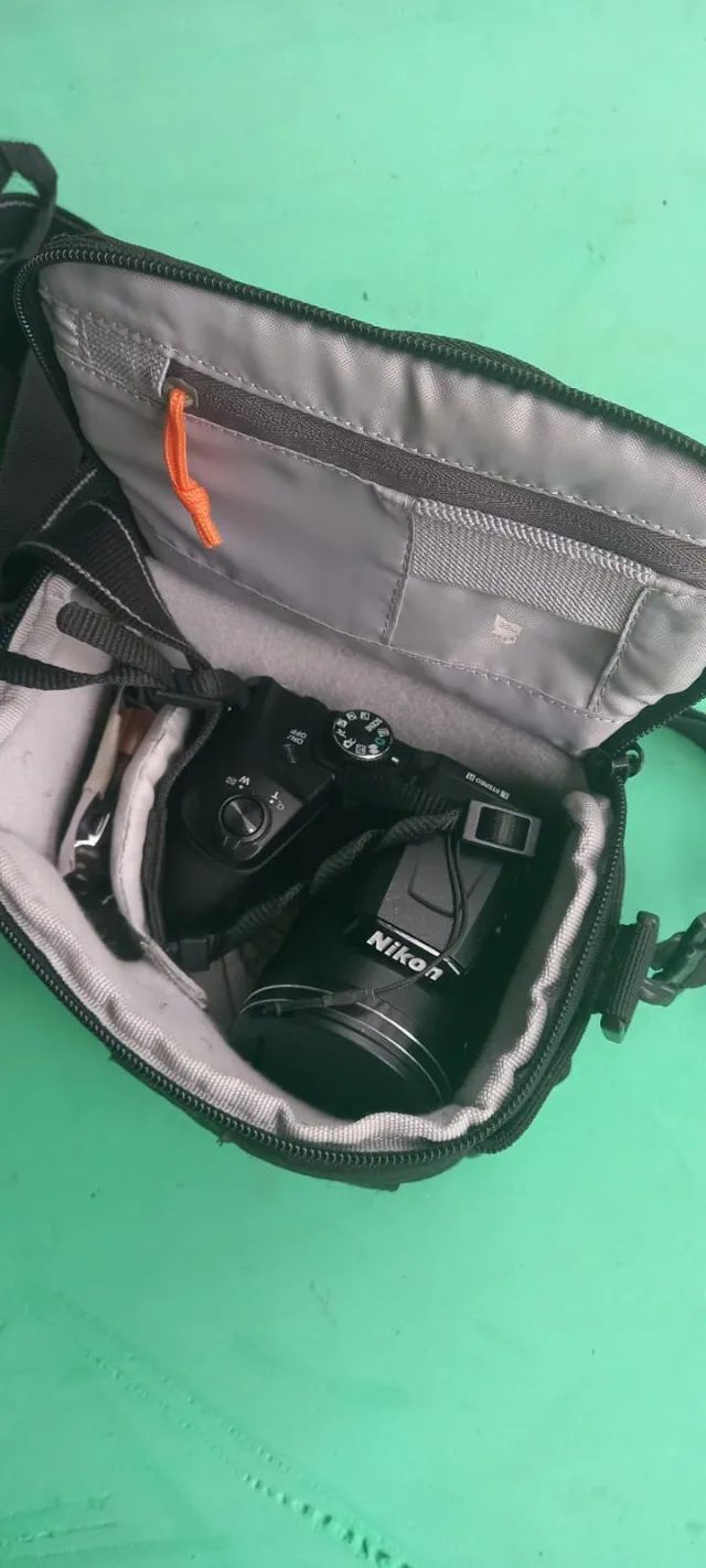 Câmera Nikon CoolPix B-500 com Bolsa e Cartão 32GB: Zoom 4x, Wi-Fi e Flash Integrado! - Foto 5