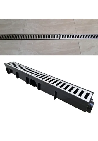Ralo Linear + Grelha de Aluminuo