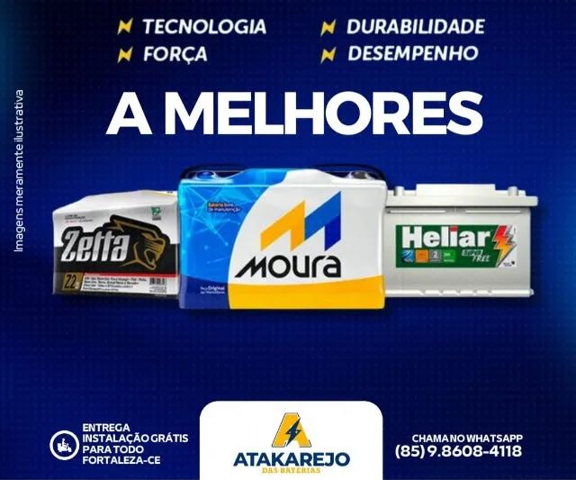 Compre sua Bateria Com Confiabilidade