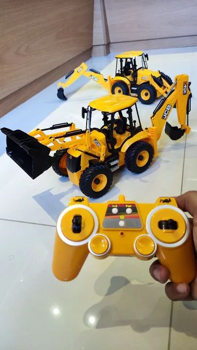 Retro Escavadeira de controle remoto JCB  - Foto 3