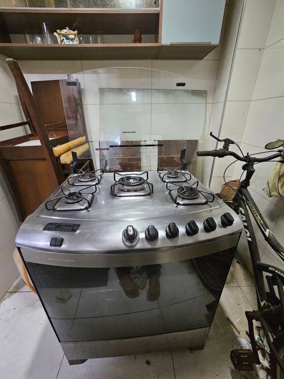Fogão Brastemp 5 Bocas com Forno - Foto 3
