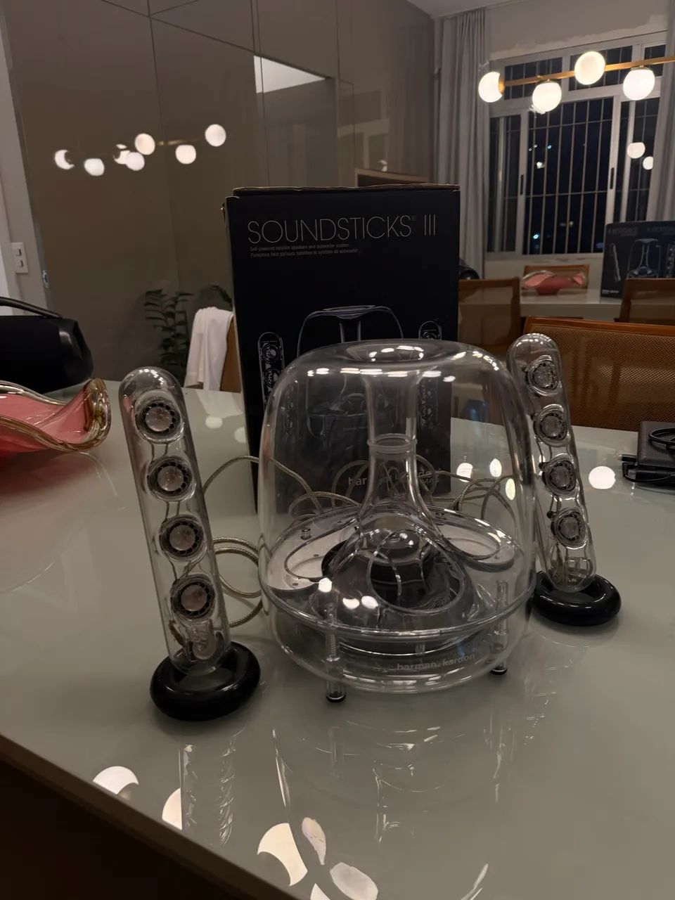 CAIXA DE SOM HARMAN KARDON SOUNDSTICK III ORIGINAL SEMI-NOVA ...