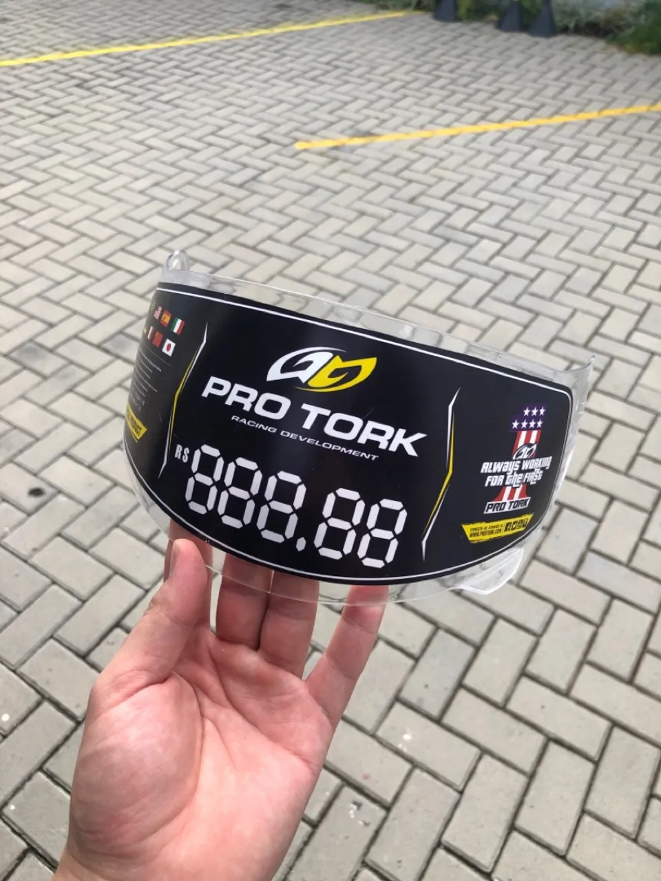 Pro Tork - Viseira de Capacete