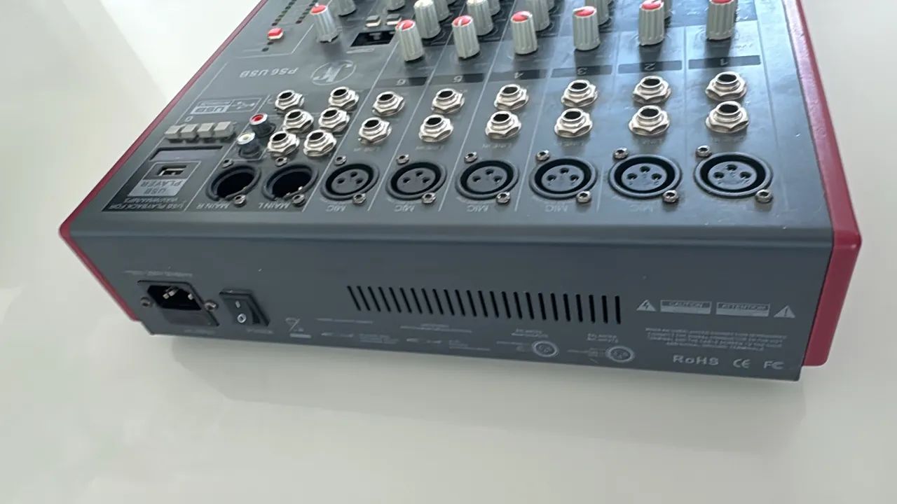 Mesa de som profissional J&F USB Bluetooth - Foto 3
