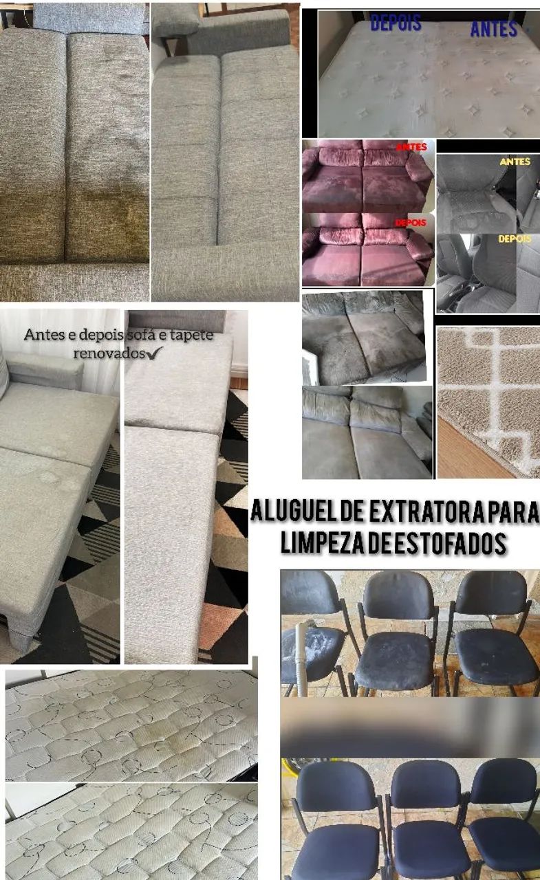 Aluguel de Extratora para Limpeza de Estofados