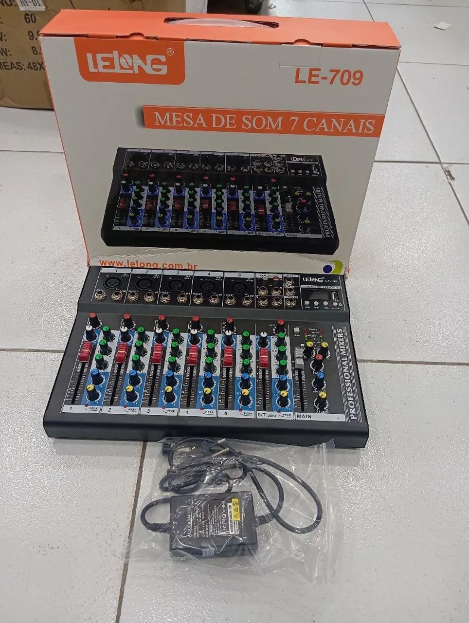 Mesa de som  Bluetooth 7 canais  - Foto 4