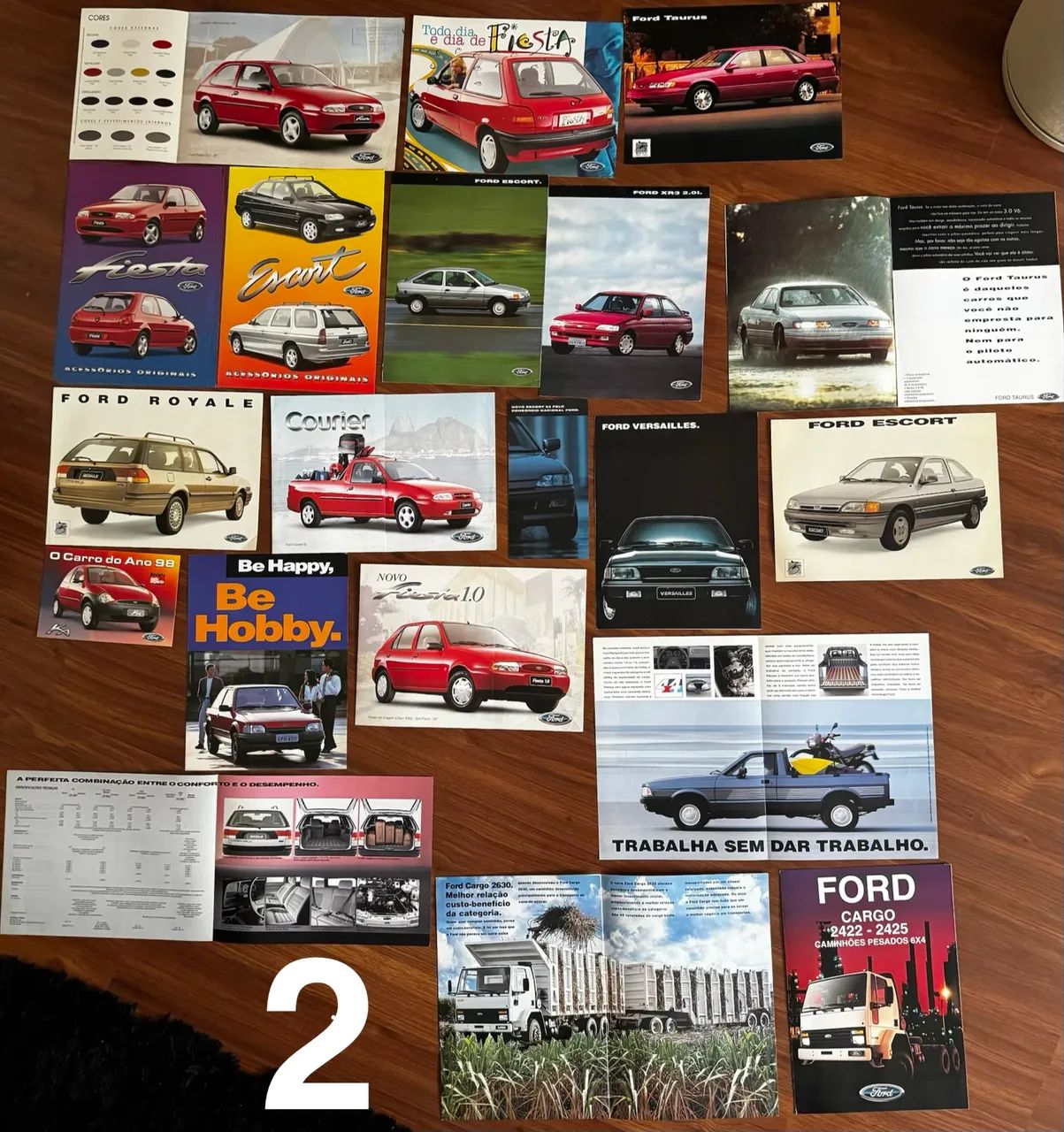 FOLDER PROSPECTO LINHA FORD RARIDADE ?LEIA?!! - Foto 2