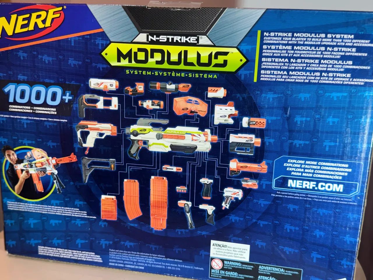 kit de atualização de longo alcance nerf modulus - Foto 2