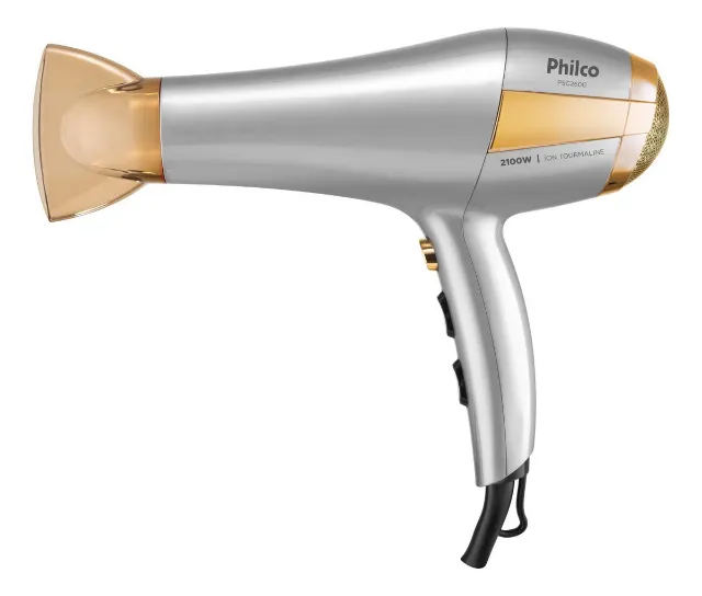 Secador Philco PSC2600 Íons Tourmaline 2100W: Potência e Tecnologia para Cabelos Perfeitos