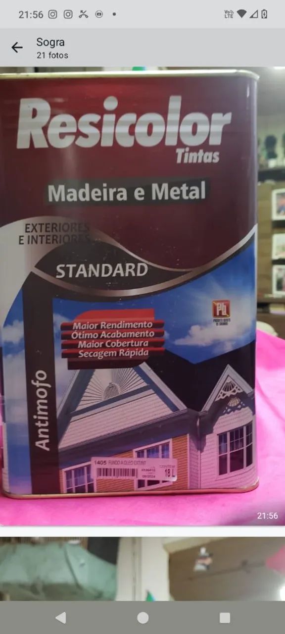 Produtos para pintura de madeira e metal Premium original  - Foto 6