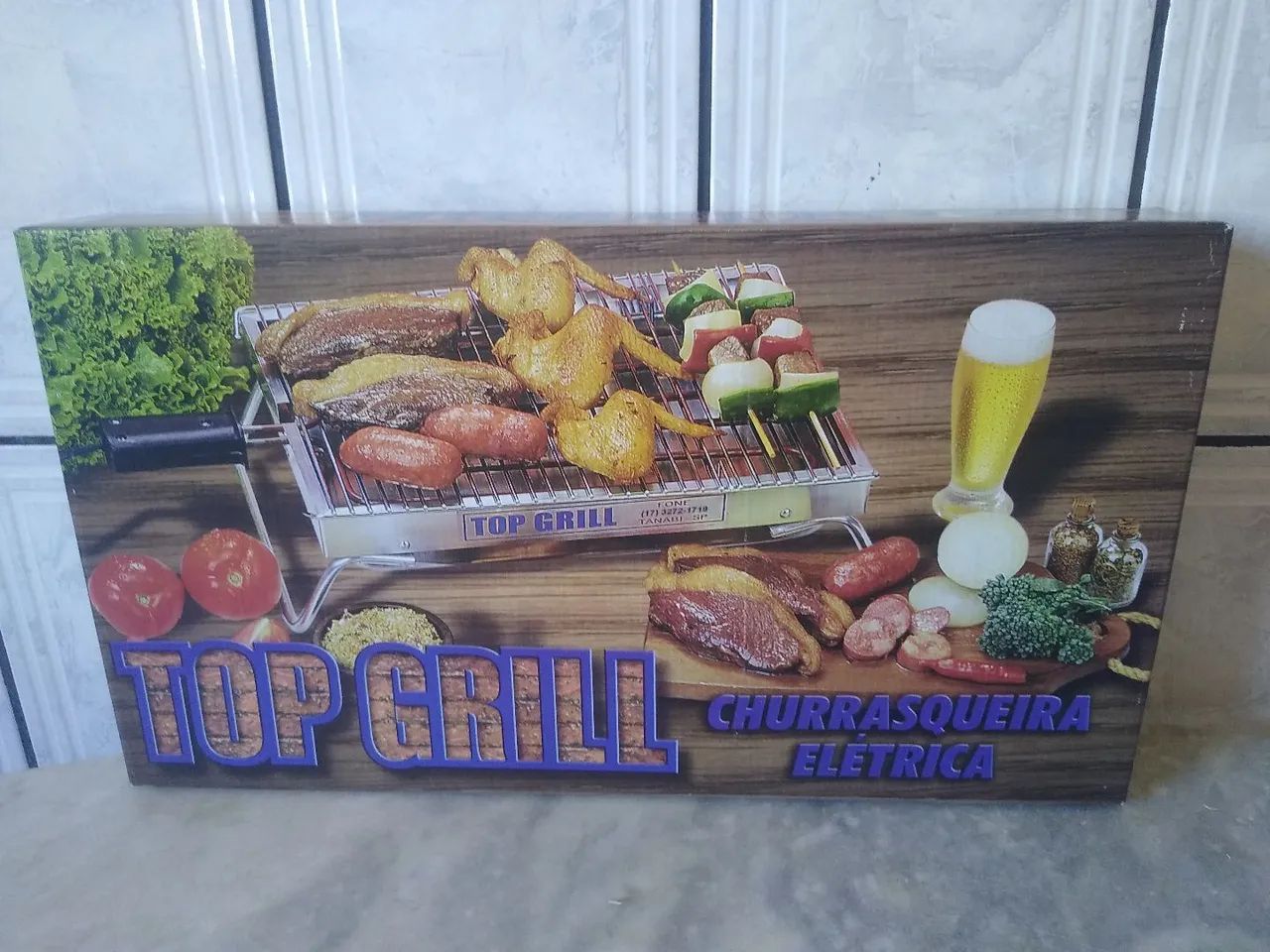 Churrasqueira elétrica Top Grill na promoção 150 reais avista  - Foto 3