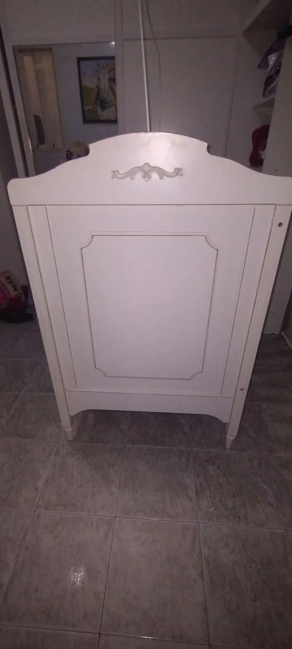 Berço Infantil Branco com Detalhes - Foto 4