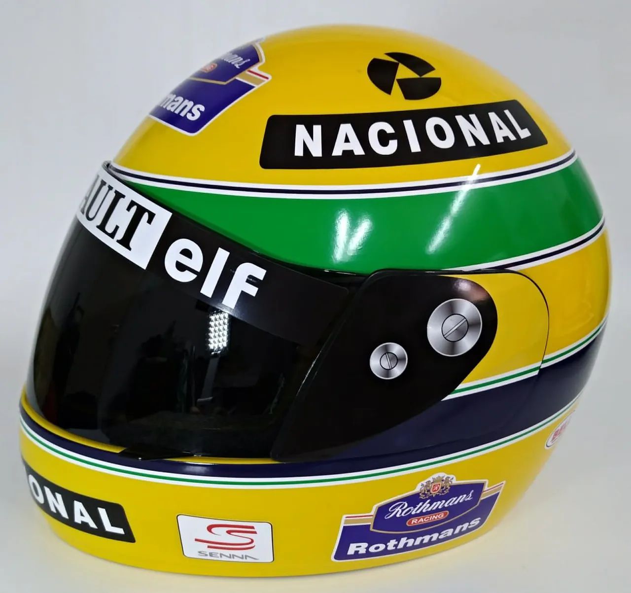 Capacete Ayrton Senna número 58, preço imbatível. - Foto 5