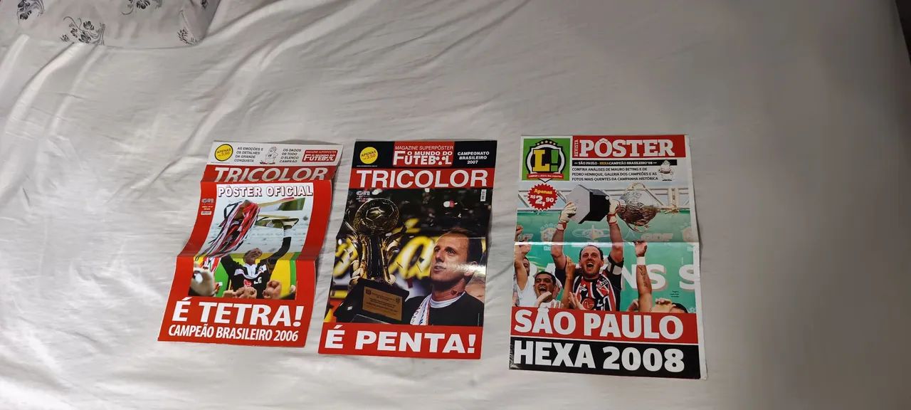 Pôsteres São Paulo Tri-Hexa 2006/2007/2008