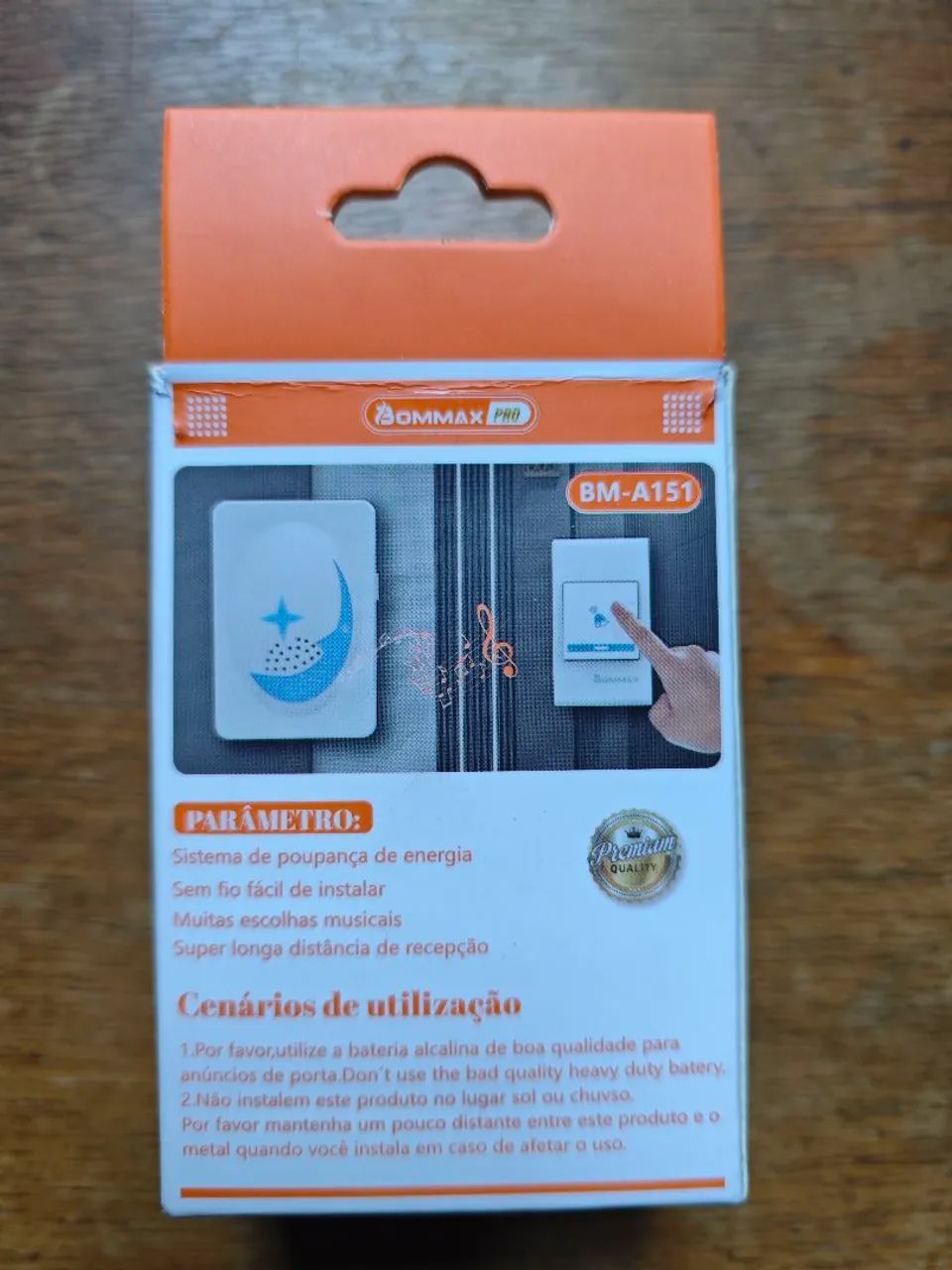 Campainha externa sem fio - alcance 100m - Foto 3