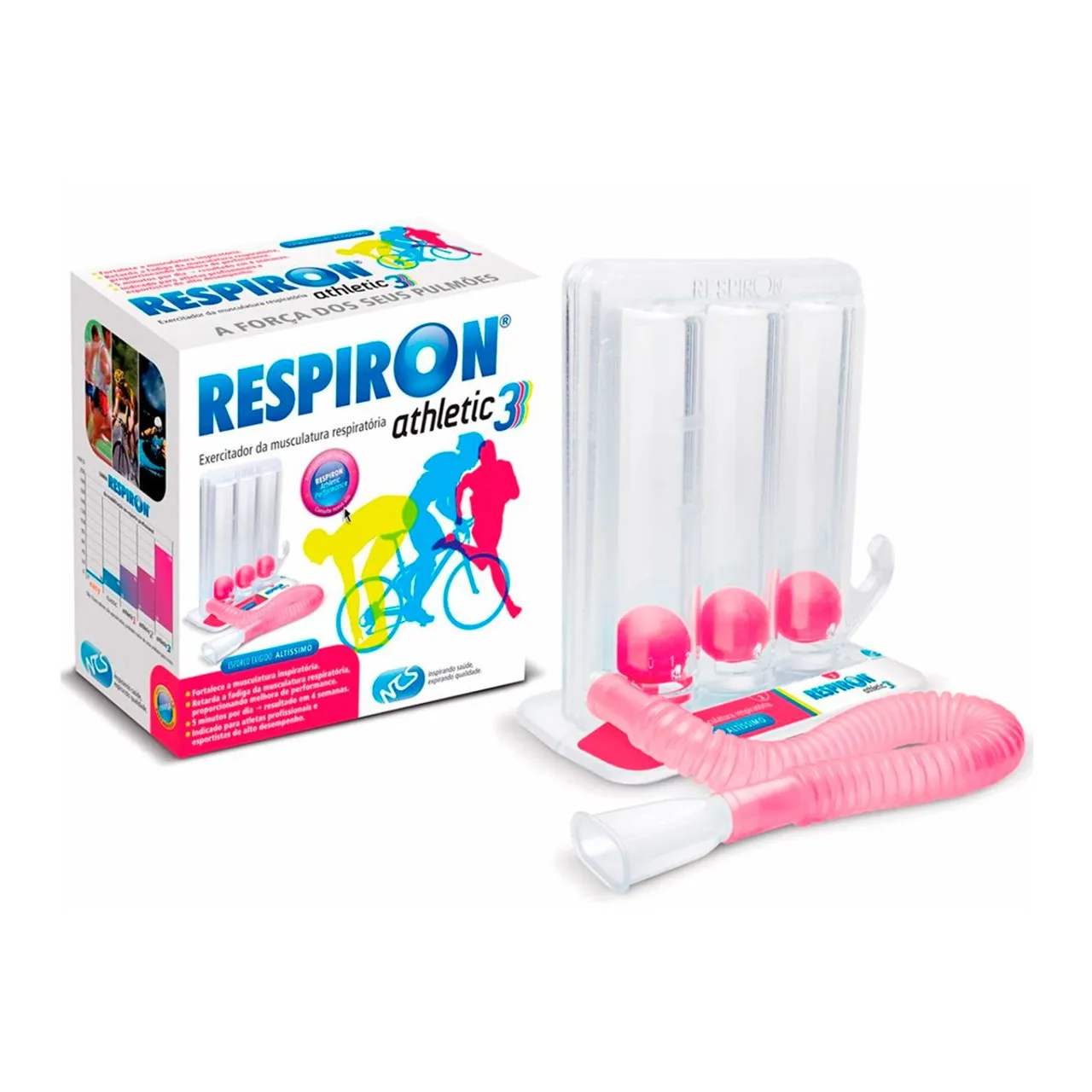 Exercitador Respiratório RespiRon Athletic 3 - Novo