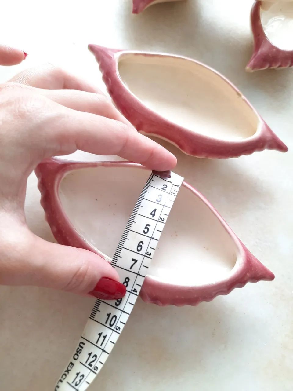 Conjunto de mini petisqueiras vintage porcelana  - Foto 3