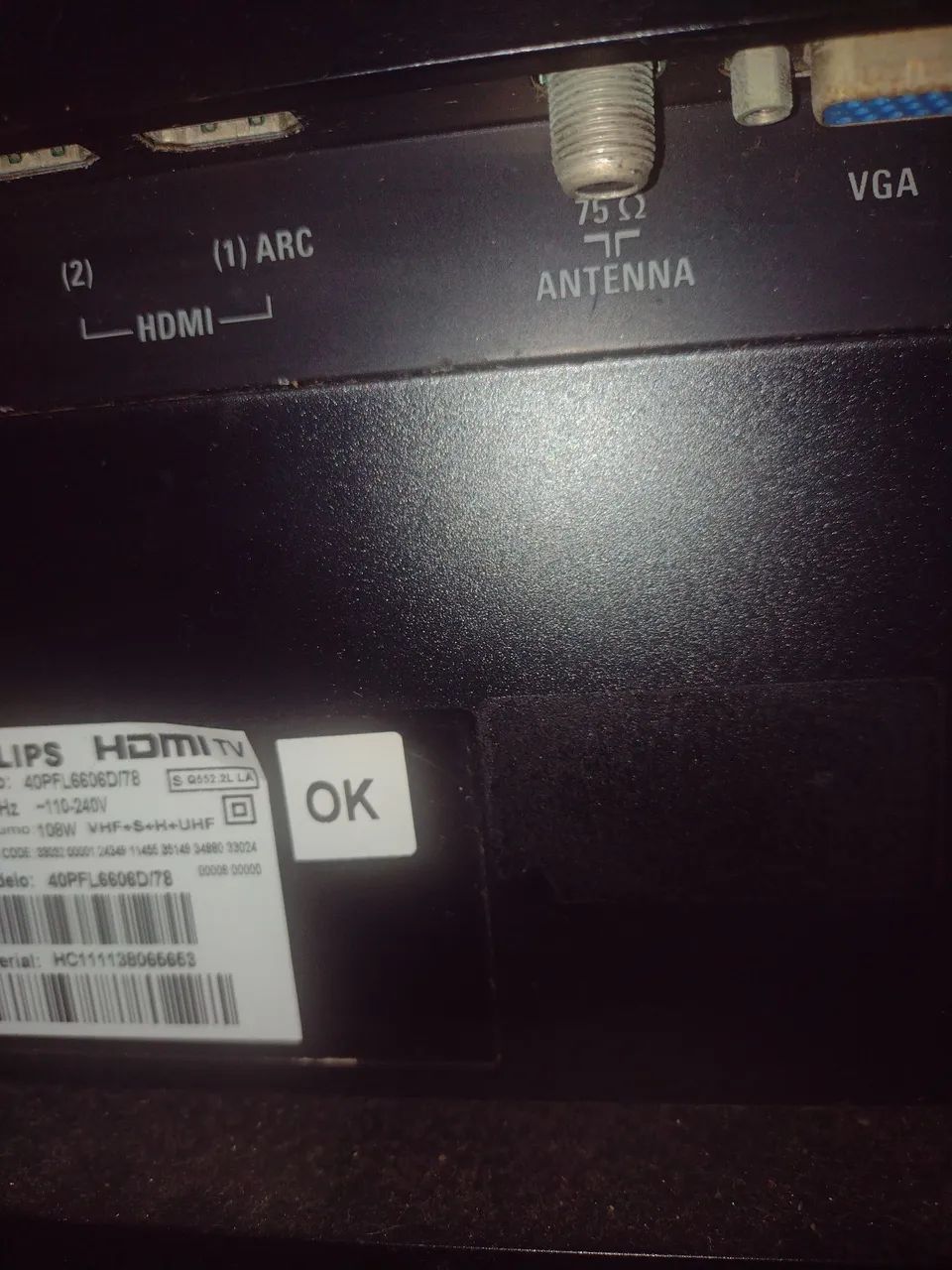 Tv 40 Philips com detalhe na tela - Foto 2