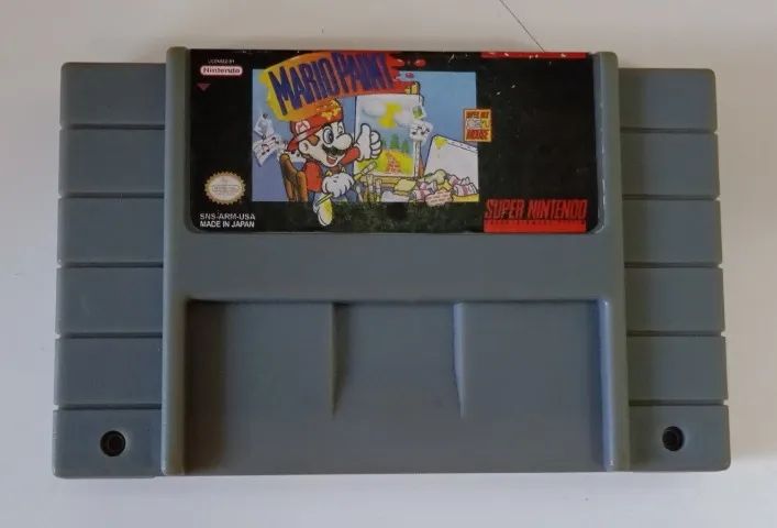 ( Leia ) Cartucho Super Nintendo Mario Paint Chip Originalt