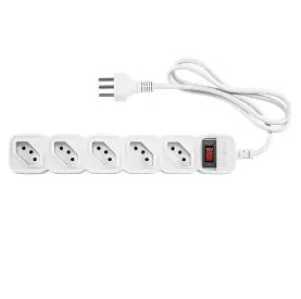 Protetor Eletrônico Intelbras Com 5 Tomadas - Epe 205 127V/220V - Foto 3