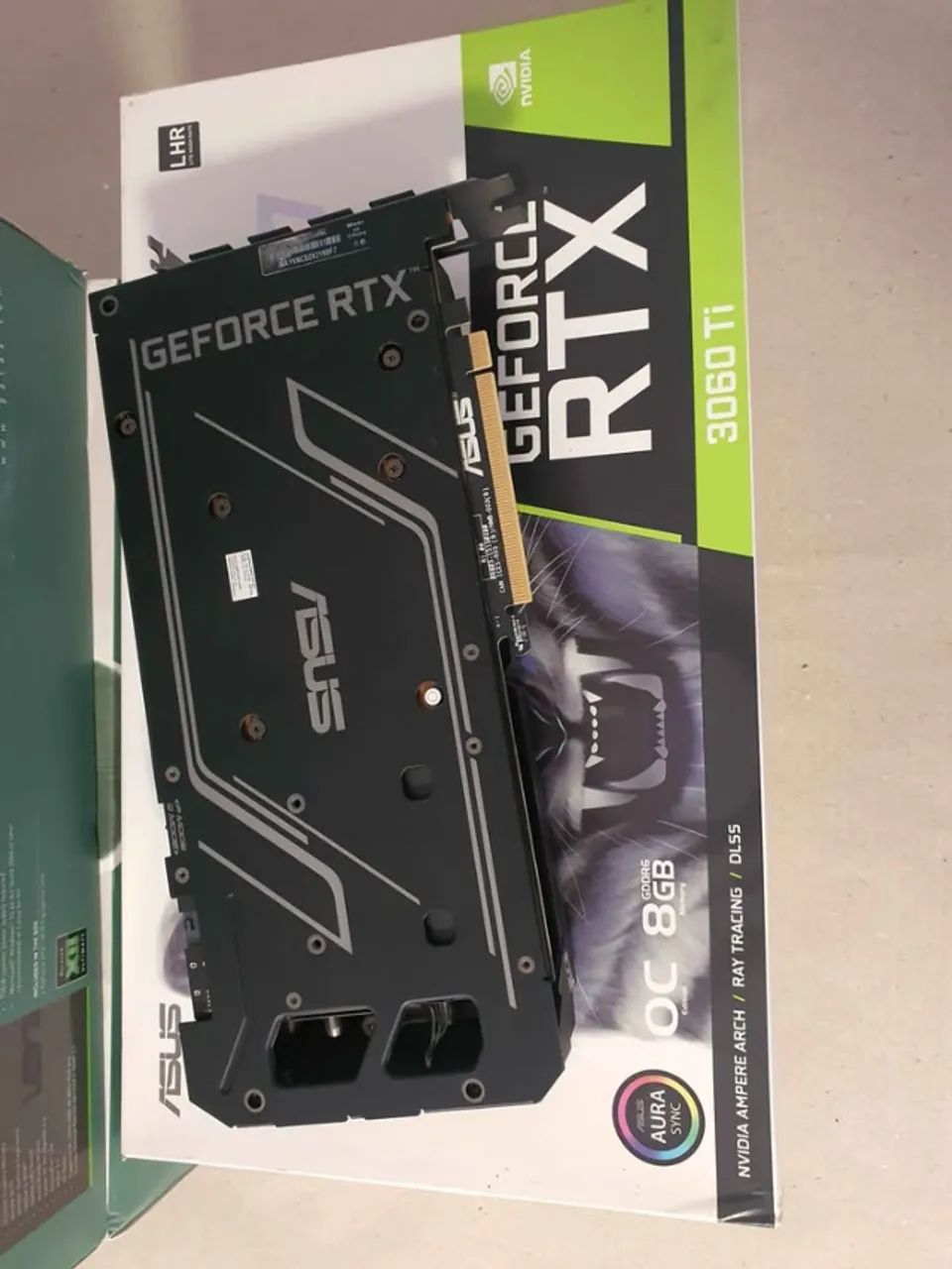 RTx 3060ti ASUS Ko Win 8GB C/Caixa e Acessórios - Foto 4
