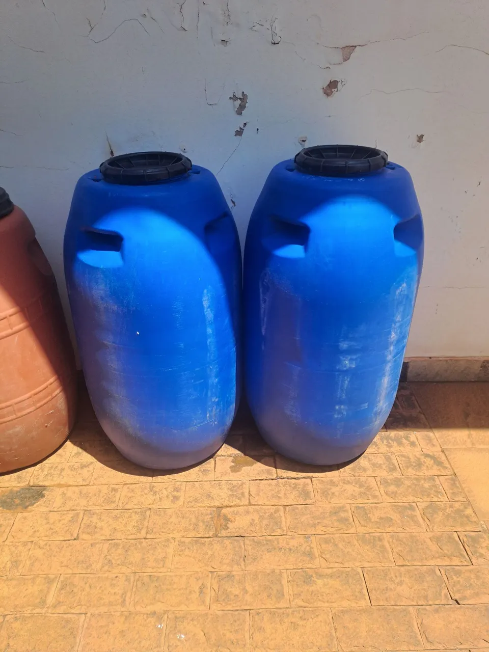 Tambores de alimentos pode armazenar água para restaurant