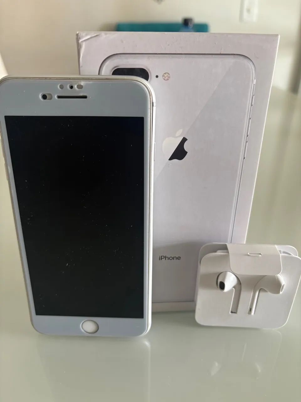 iPhone 8 Plus branco 64gb