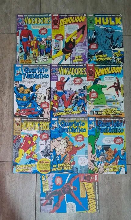 Coleção Clássica Marvel -LER DESCRIÇÃO 