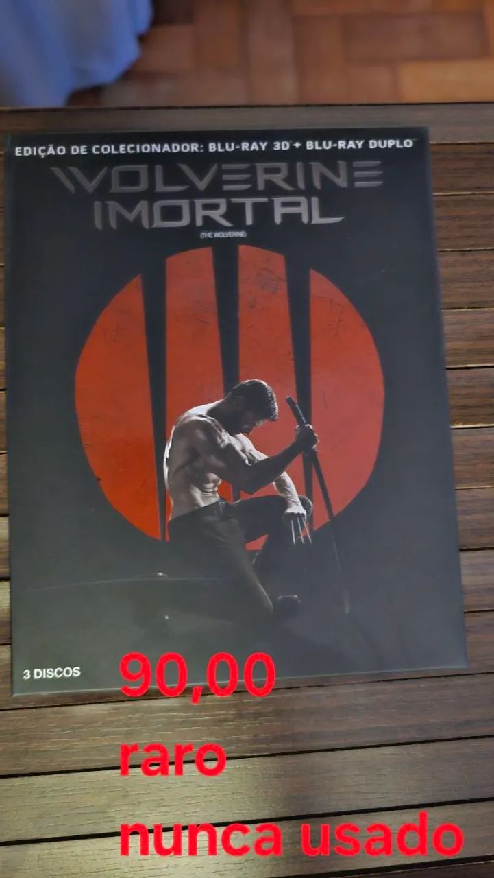 Blu-ray Wolverine Imortal 3 discos 