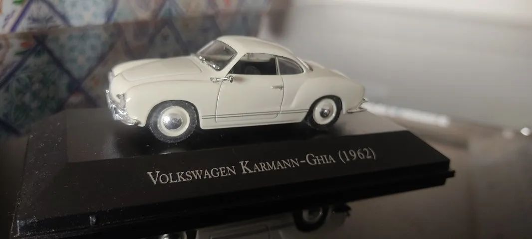 Karmann Ghia 1962 - Escala 1/43 Carros Inesqueciveis (leia descrição)