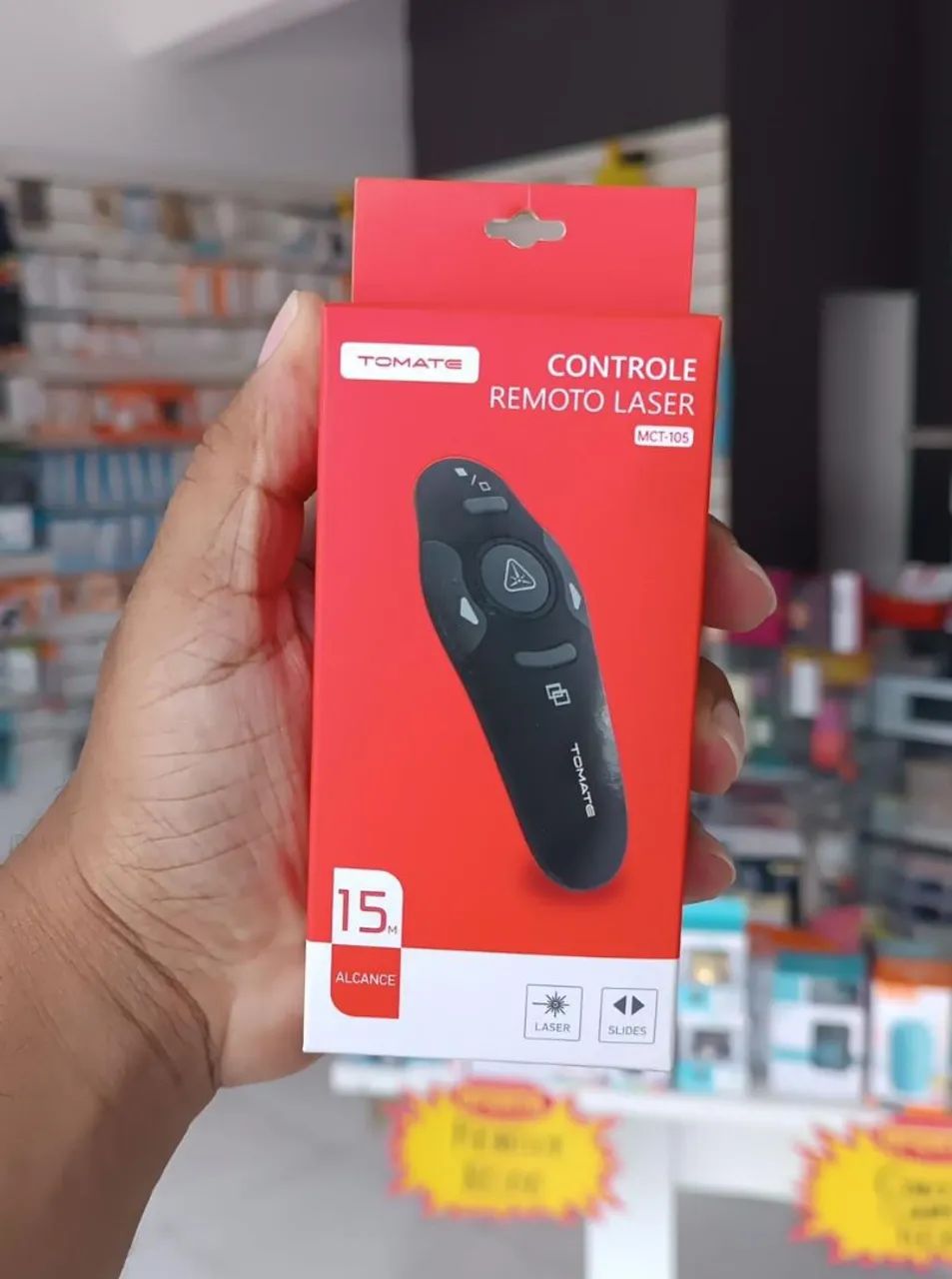 Controle de slide com laser e wireless 15 metros - entrega em São Luís e região 